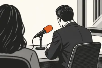 ラジオで語るベルトメウ元CEOの後ろ姿