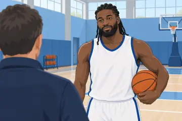 練習コートに立つマティアス・レソール